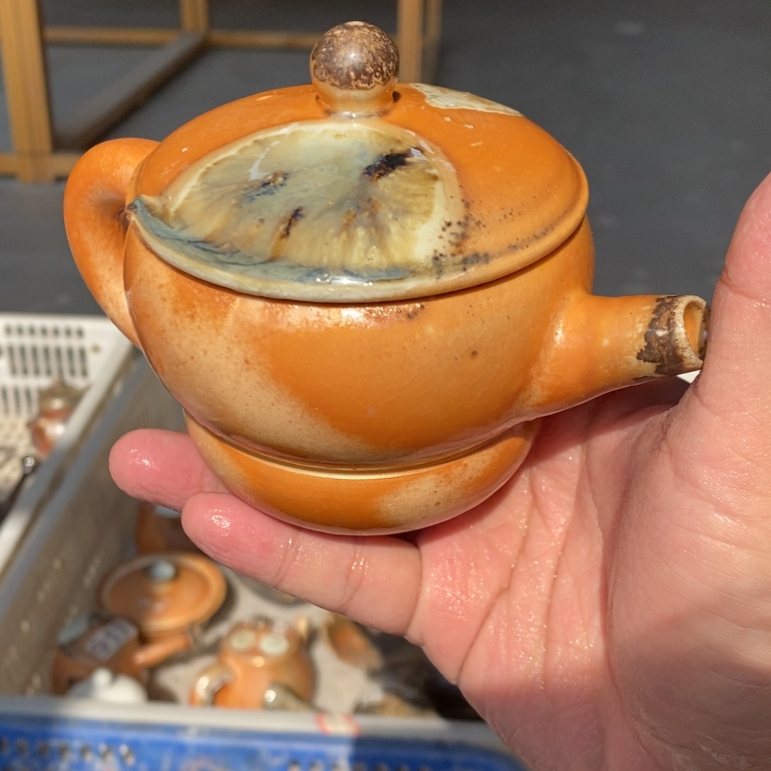 陶园柴烧，精品高货。974瑕