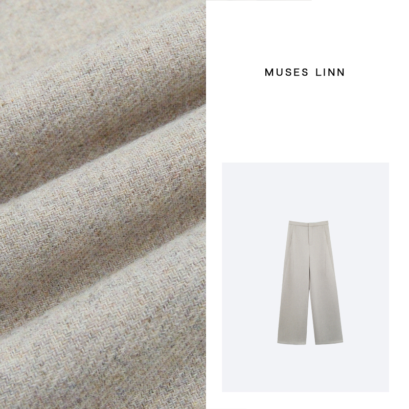 LINN【理想冬裤】25秋冬新款加厚天丝羊毛西装裤Q25CK617