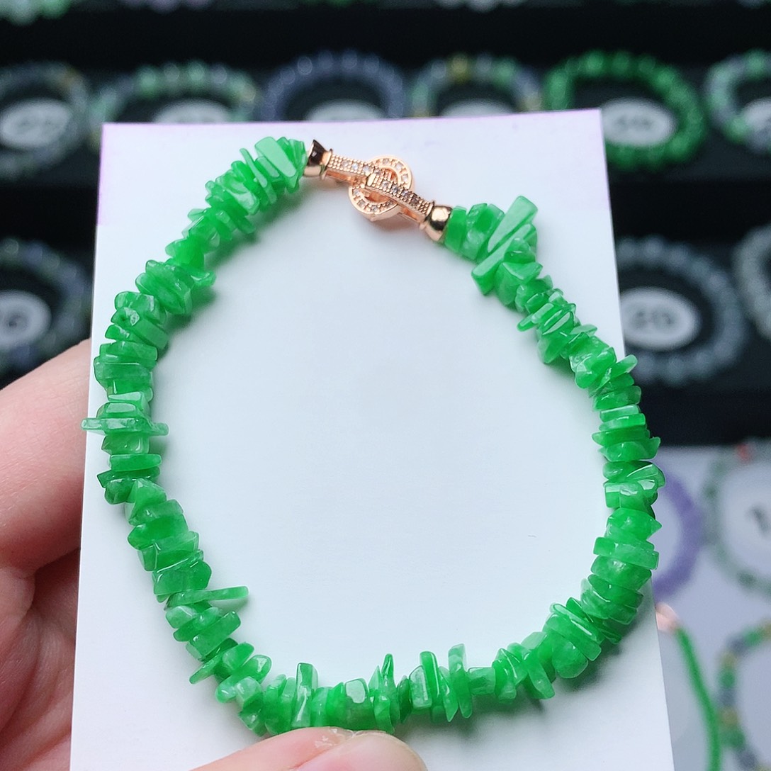 未镶嵌翡翠手链翡翠