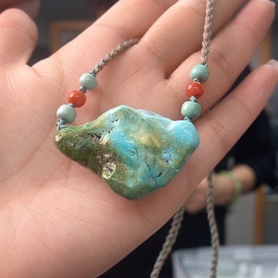 绿松石珠宝奇石未镶嵌