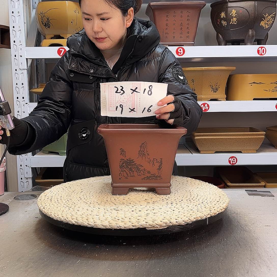紫砂花盆紫砂花盆