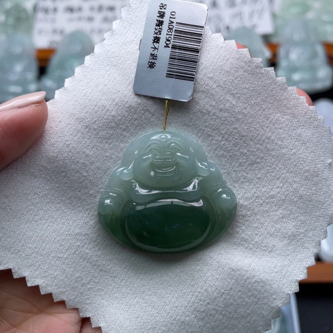 颈饰未镶嵌翡翠佛公