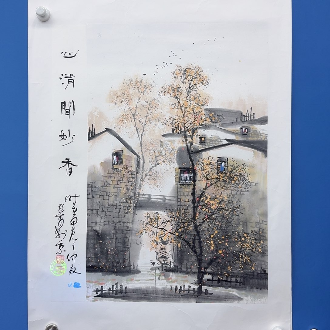 国画多次参加国内外大型