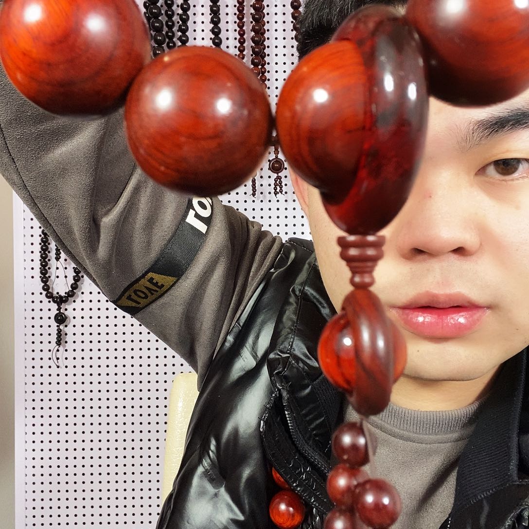 日***光木3.5紫檀跑环888