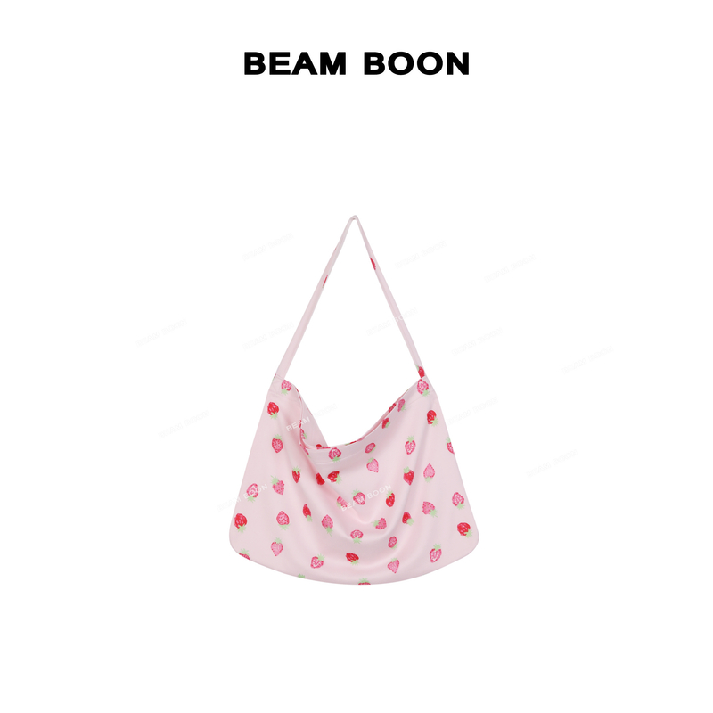Beam Boon【清新小记】韩国ins明星同款大容量轻便布袋慵懒托特包