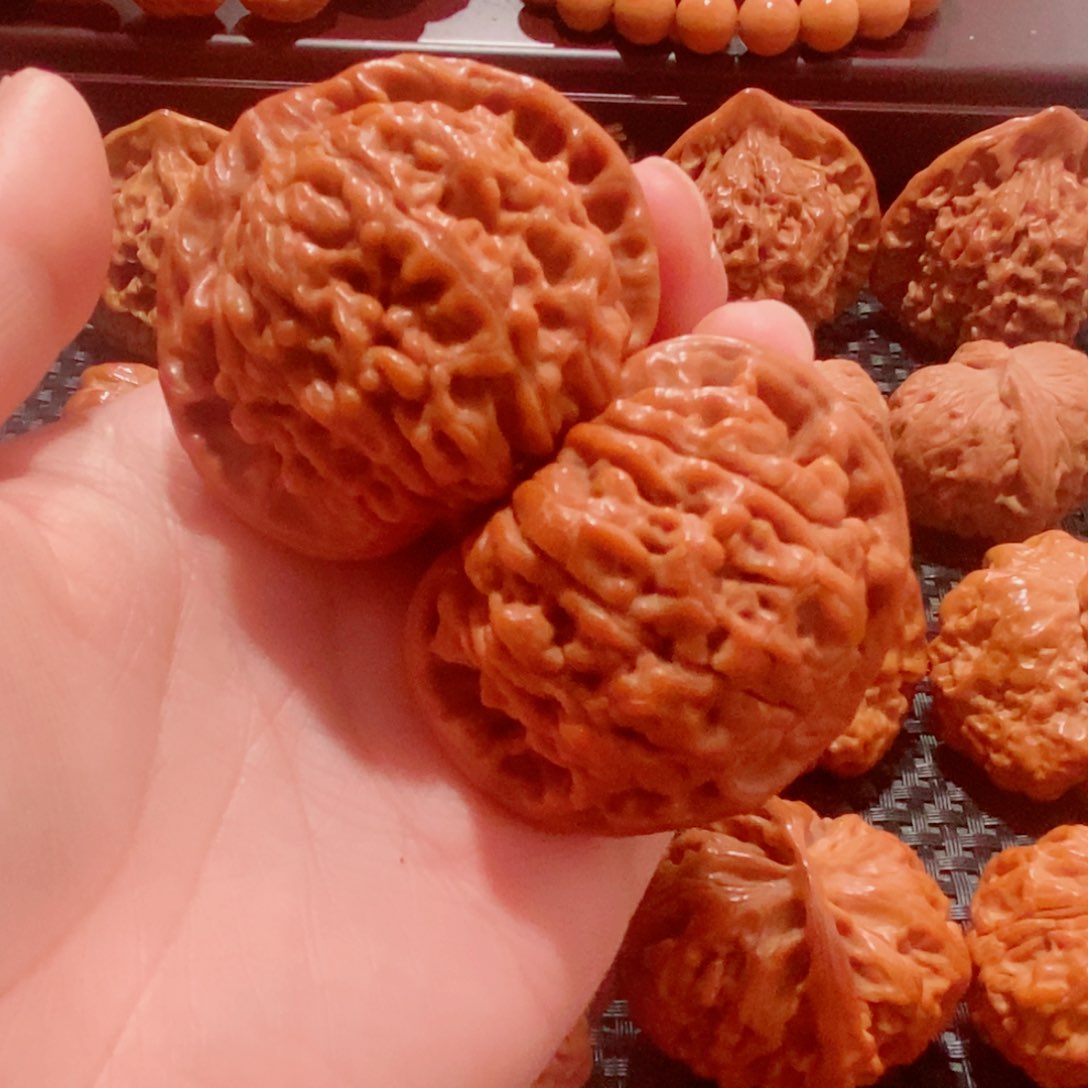 文玩核桃把件官帽