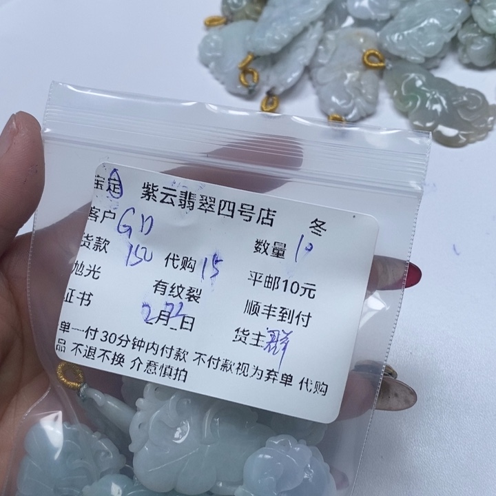 翡翠颈饰未镶嵌G****亿