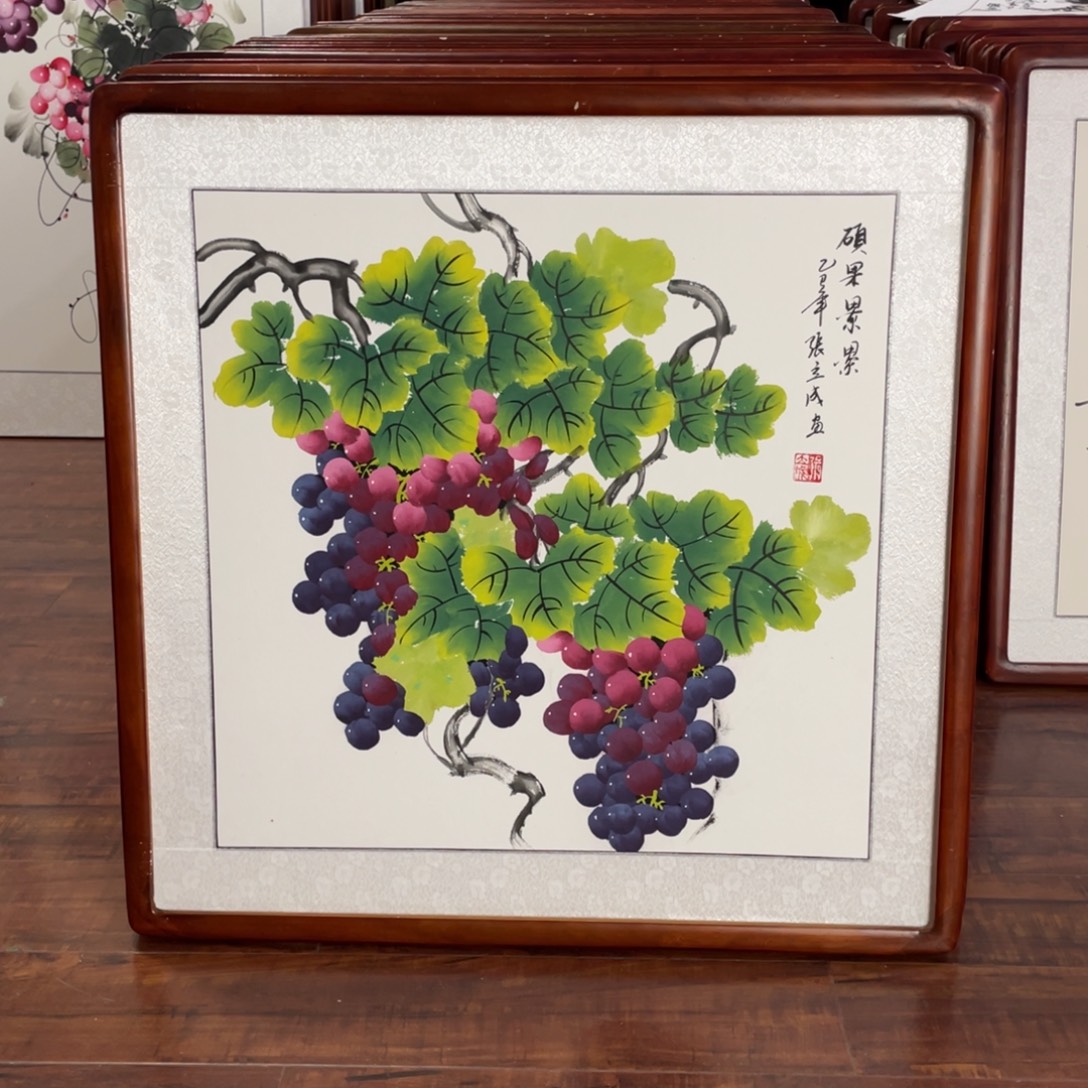 国画带框尺寸63*63厘米