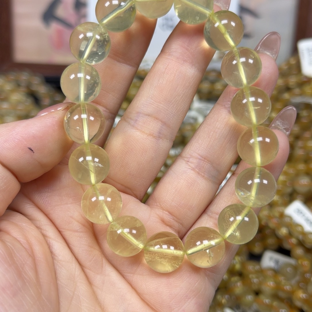 发晶手链未镶嵌柠檬晶11