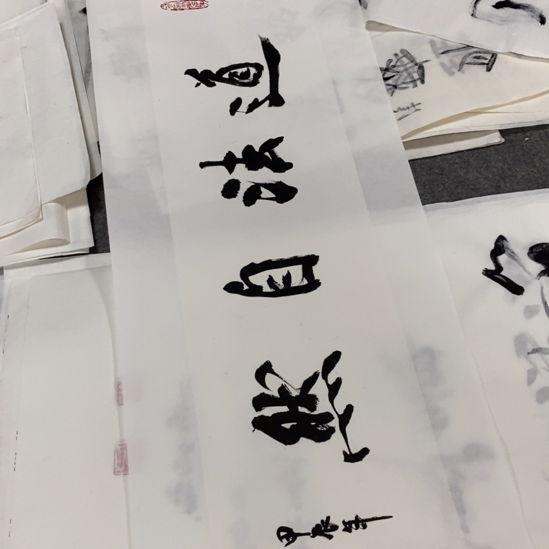 书法傅老师书法作品