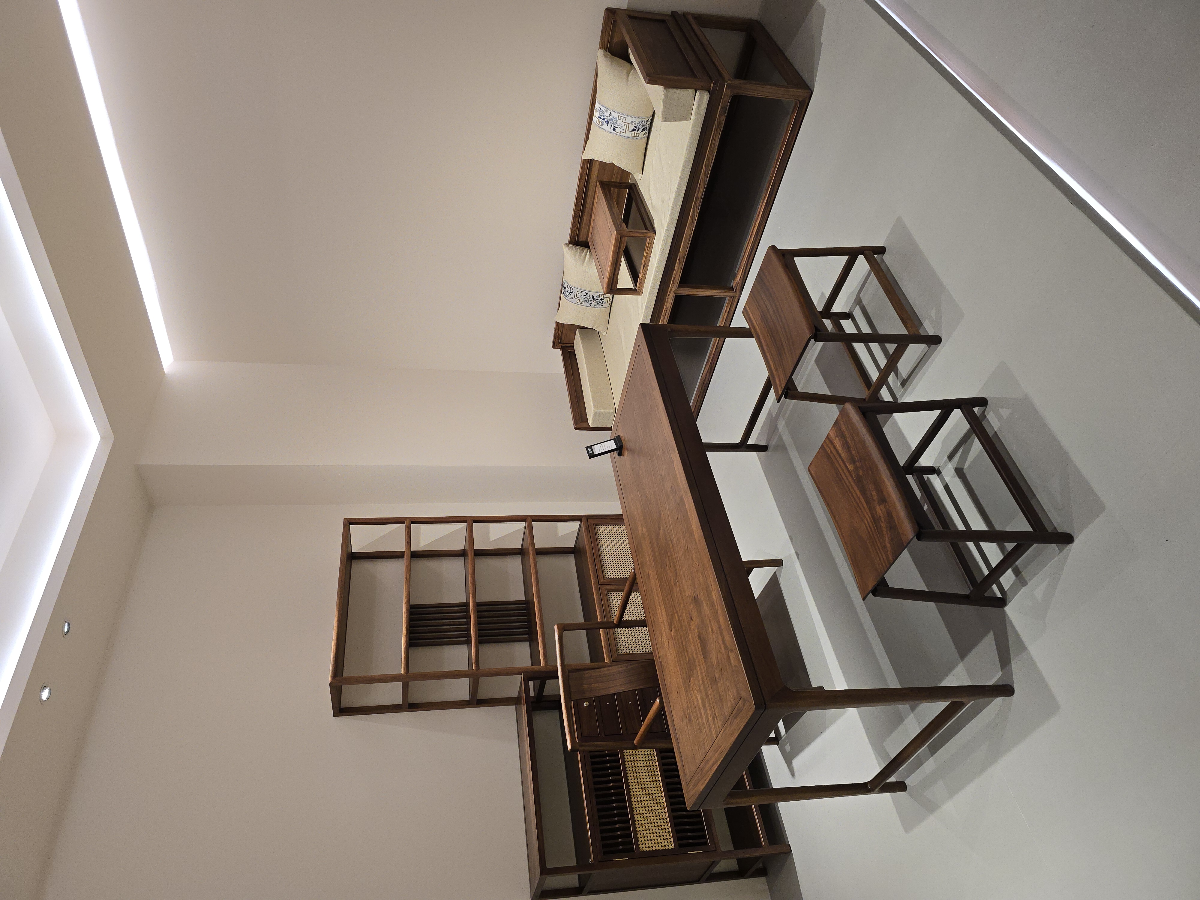 乌金木禅意新中式简约现代全实木茶室罗汉床禅意罗汉床老虎脚