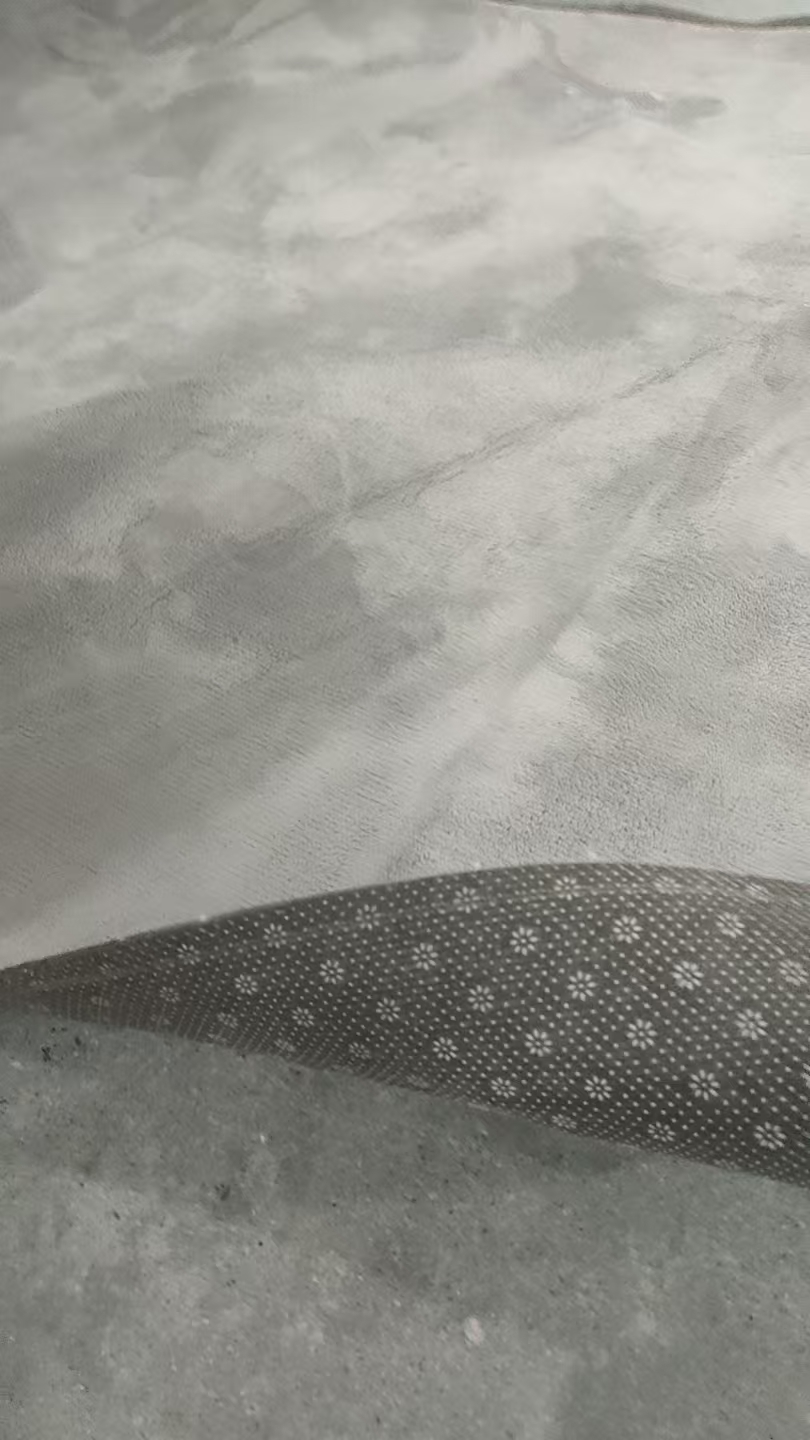 浅灰色绒绒地垫脚垫发1个150*200