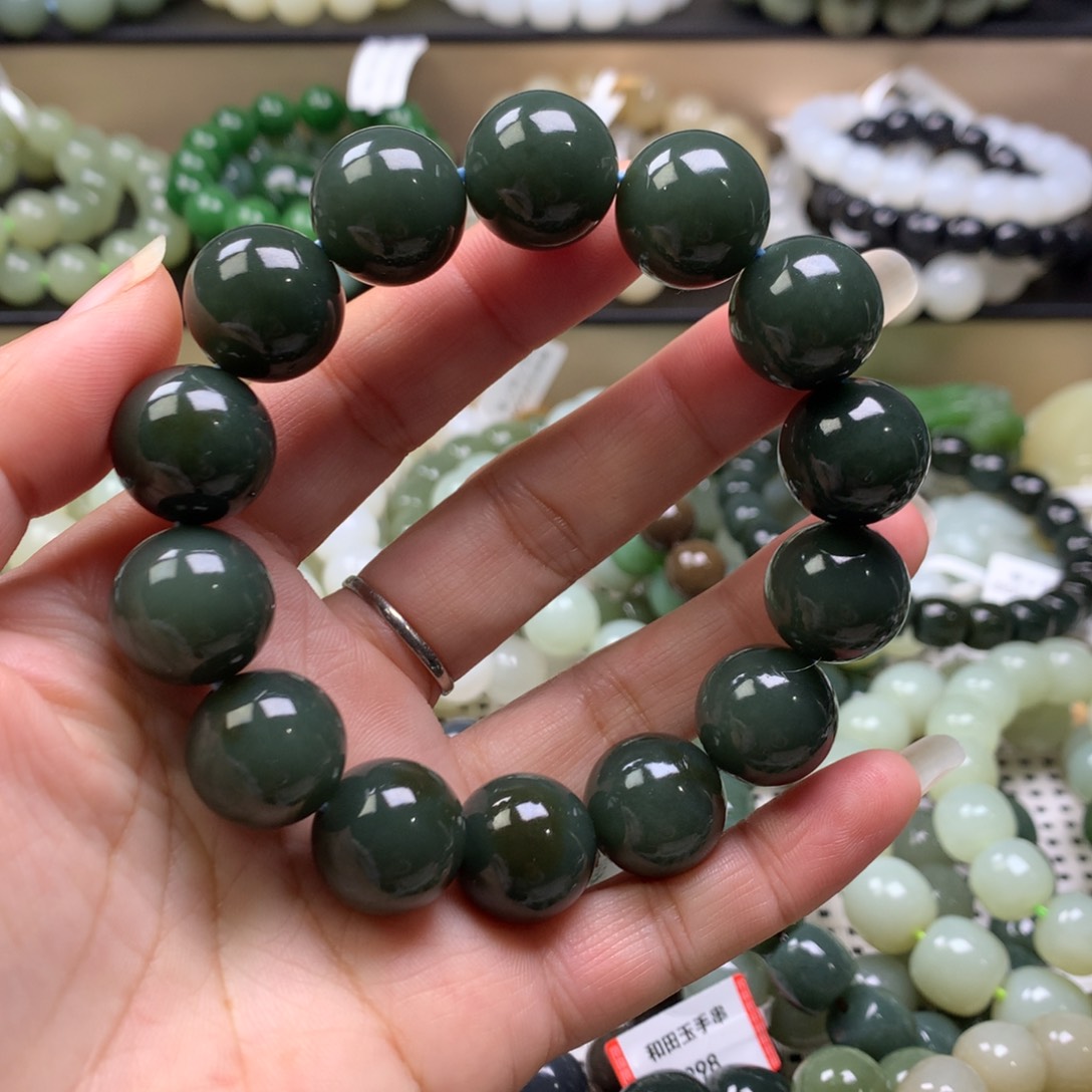 和田玉手链未镶嵌