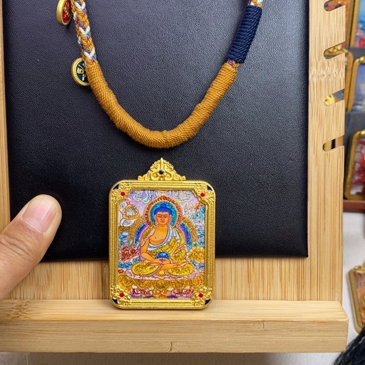 吊坠手绘唐卡项链