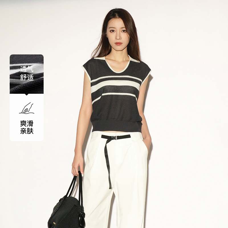 女士套头毛衣/针织衫XL211034B999