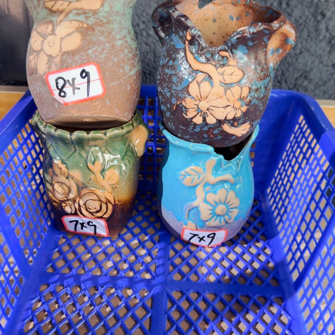 紫砂花盆粗陶盆醋