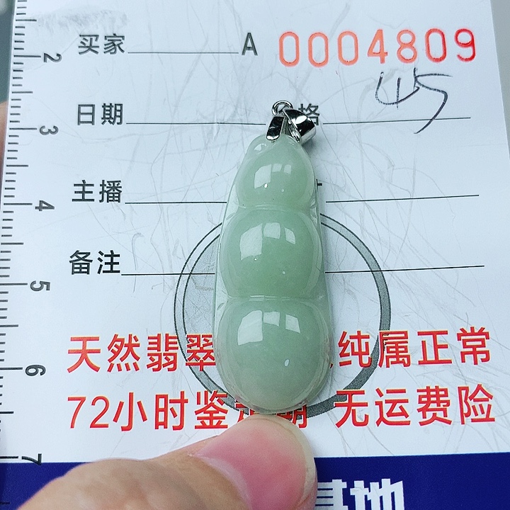 翡翠颈饰银S925镶嵌翡翠