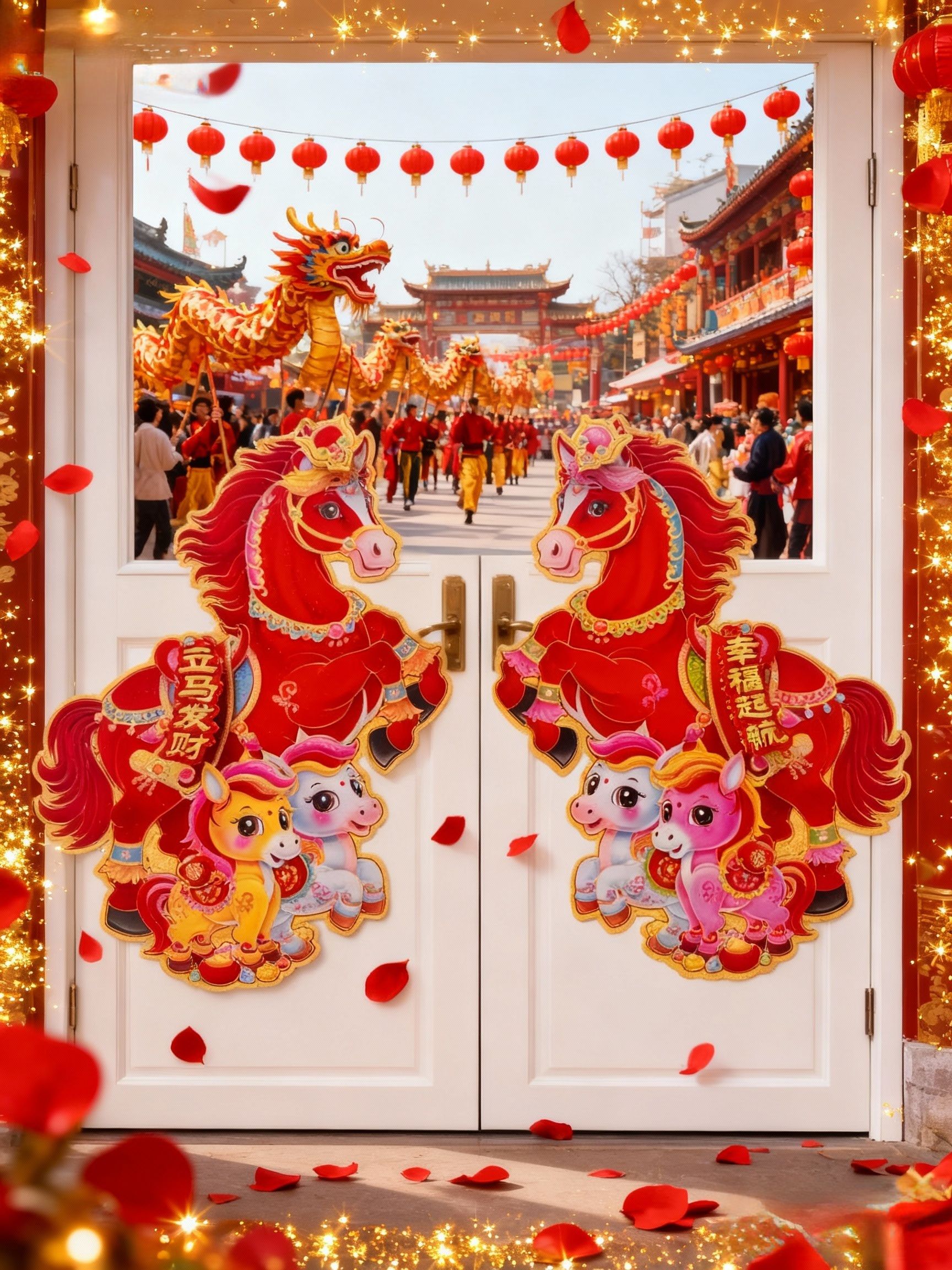 【福利】2026马年门贴新年挂件新款春节过年装饰品福字春联春节用品