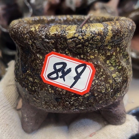 红陶粗陶花盆手工