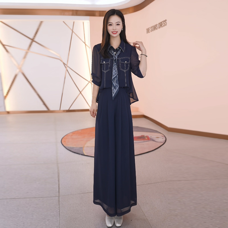 【两件套】早秋时尚女神修身洋气宽松气质休闲百搭显瘦减龄女装套