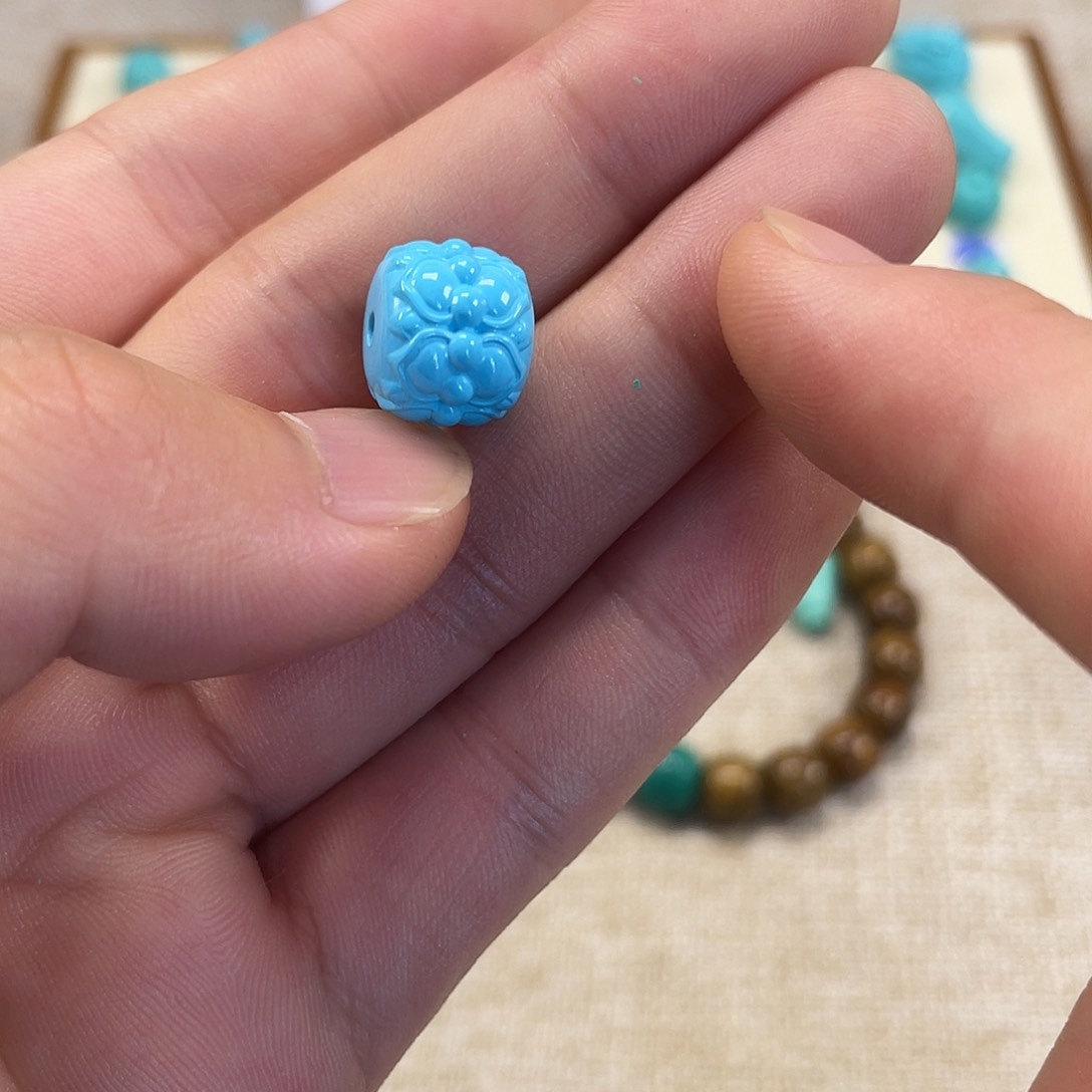 原生态湖北松配饰，直径12