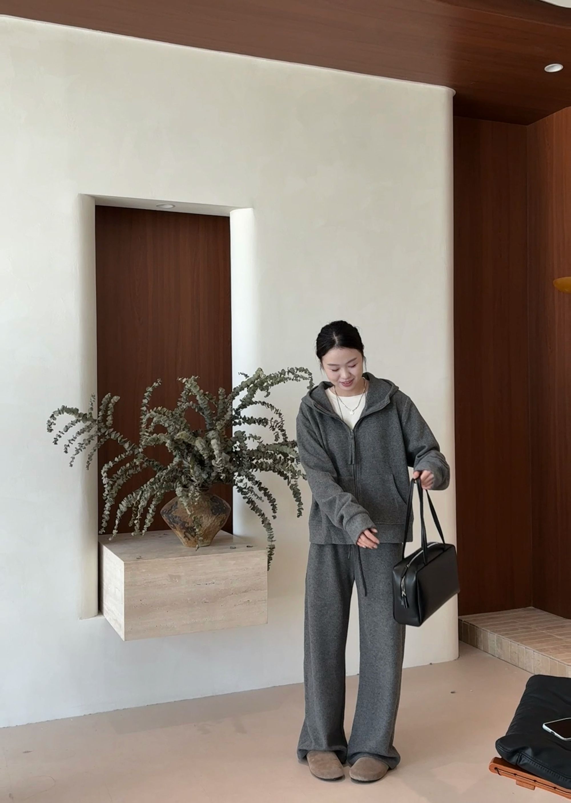 【星星糖套装】HANi冬季新款 巨舒服 轻量垂感保暖磨毛高弹套装 A18