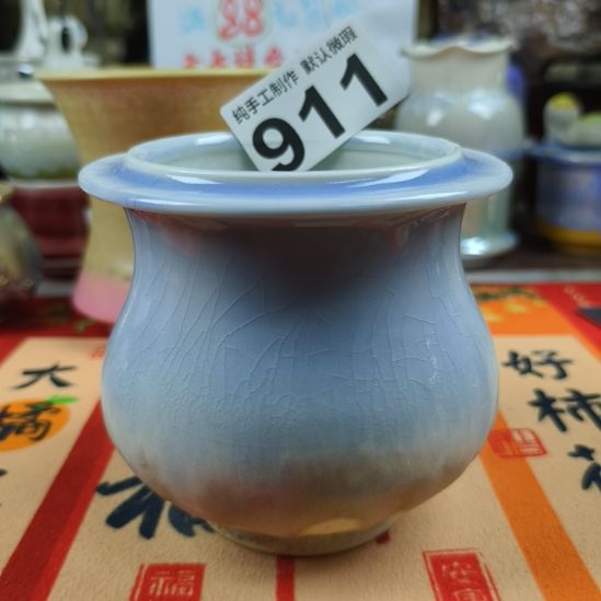 景德镇手工高温陶瓷：内口8高11（微瑕）