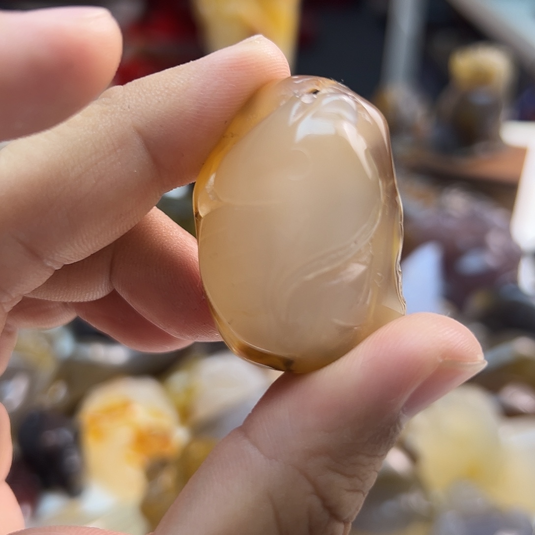 玛瑙/玉髓未镶嵌吊坠(不含链)