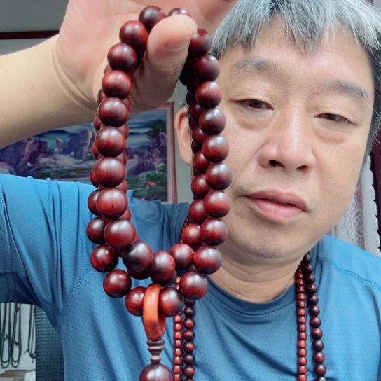 枣木1.5紫檀66粒博挂