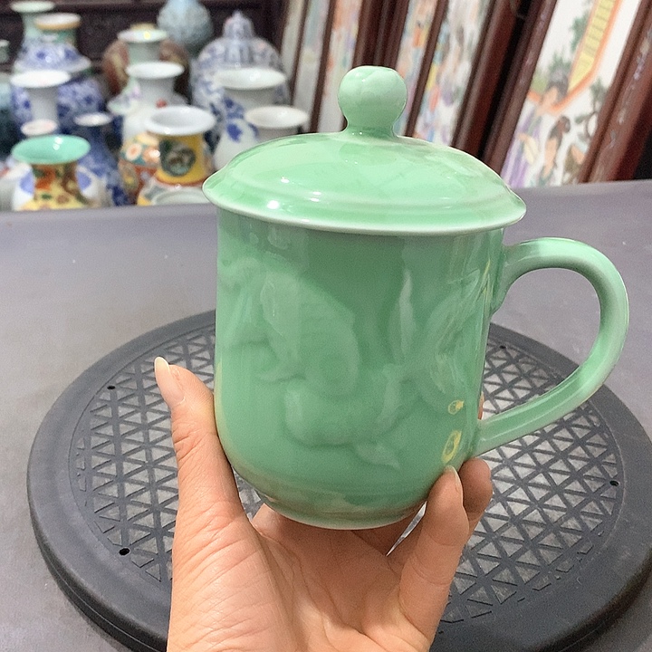 摆件陶博古架陶瓷摆件