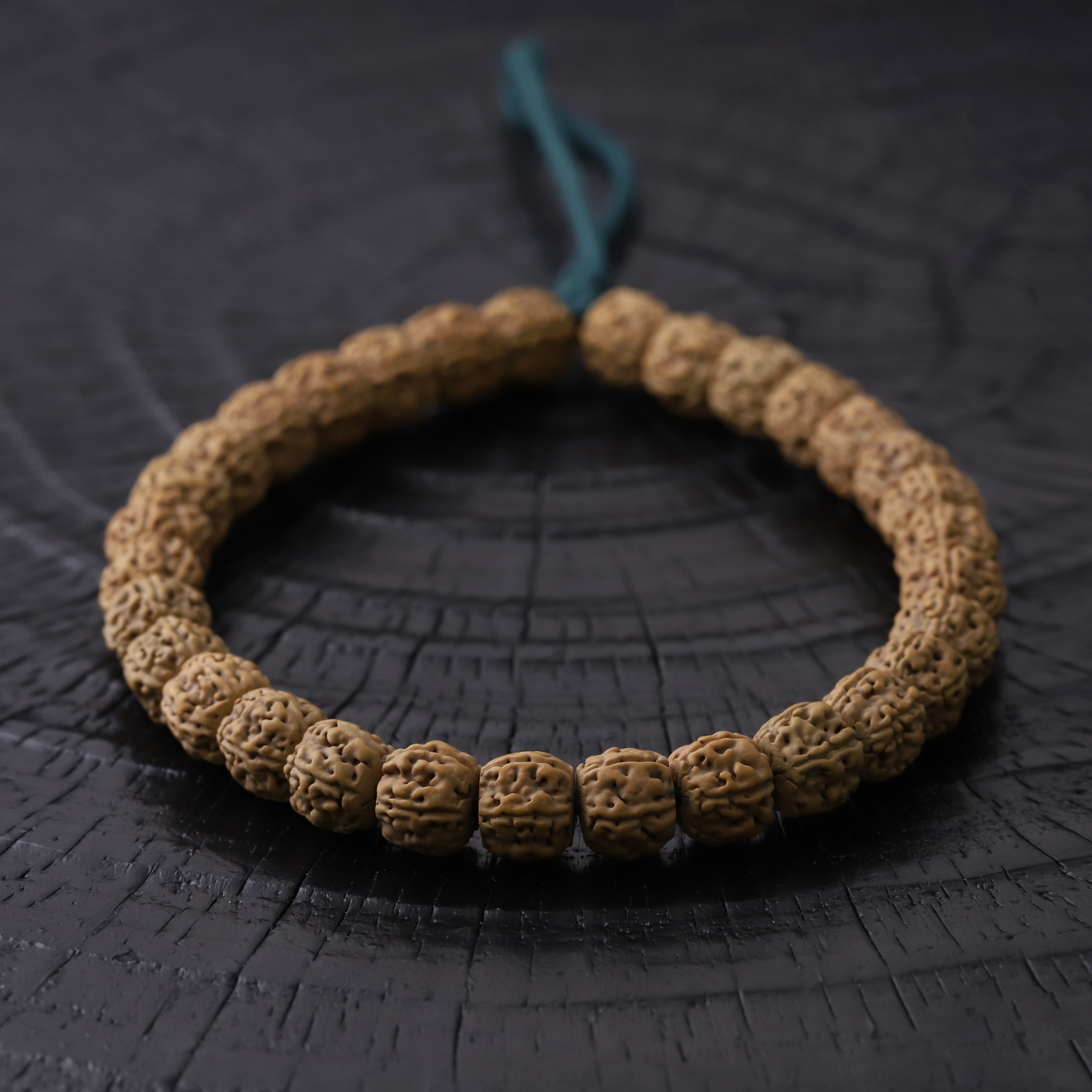 S8133-1【龙十三】定制级藏切老树盘龙纹小金刚 单圈文玩手串