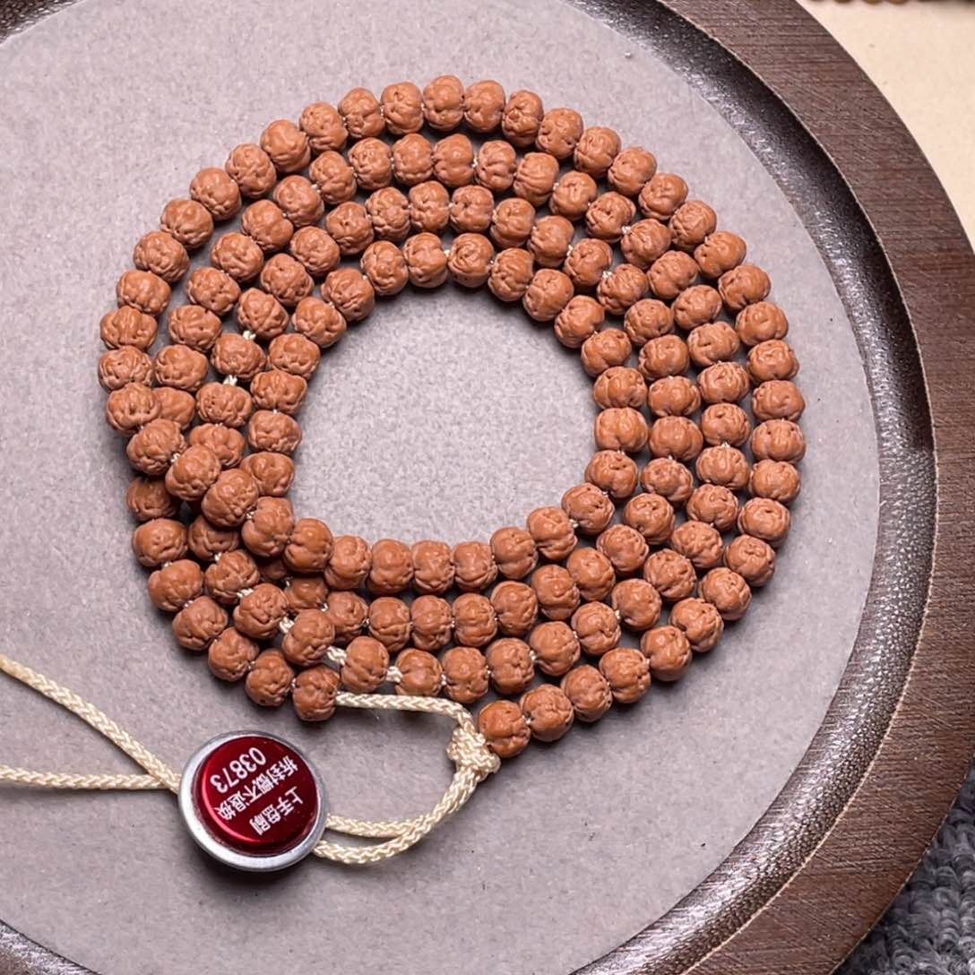 手串金刚菩提蒙***子梅朵头货佛手108尺寸6