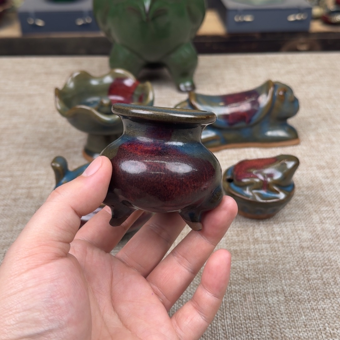 摆件陶瓷旧藏摆件