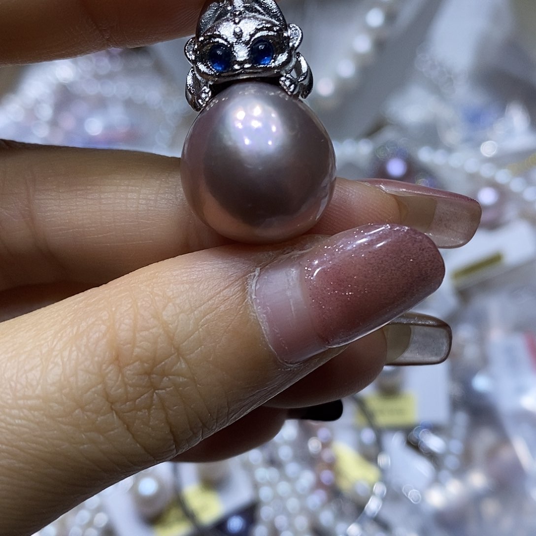 淡水珍珠耳钉未镶嵌