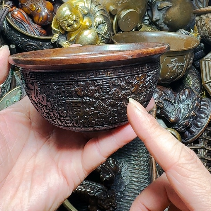 铜器摆件收收藏藏