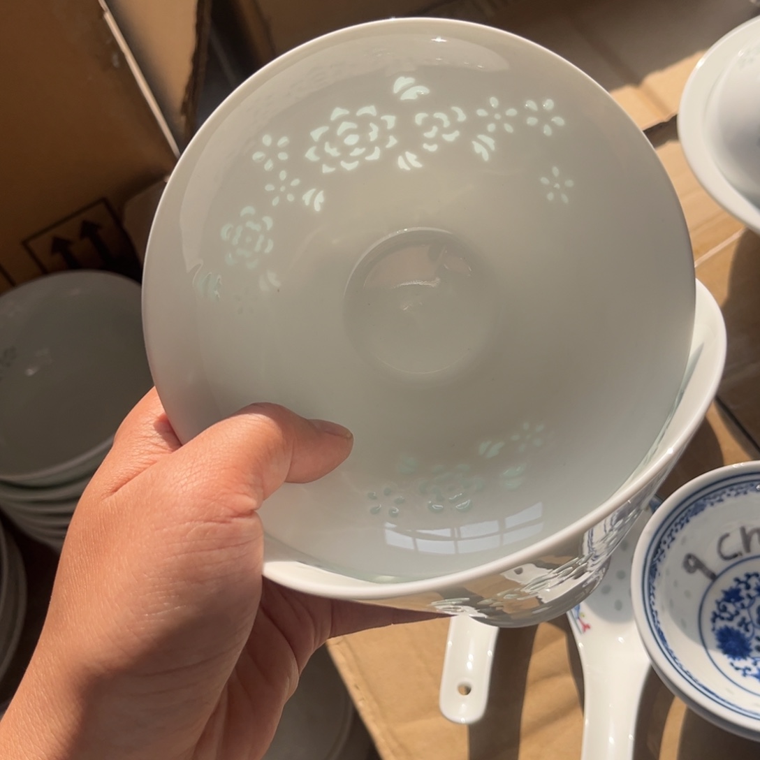 瓷片景德镇高温细白瓷餐具