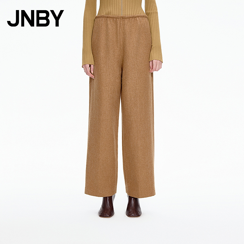 【商场同款】JNBY/江南布衣25冬新品休闲裤宽松直筒裤5P0E1129H