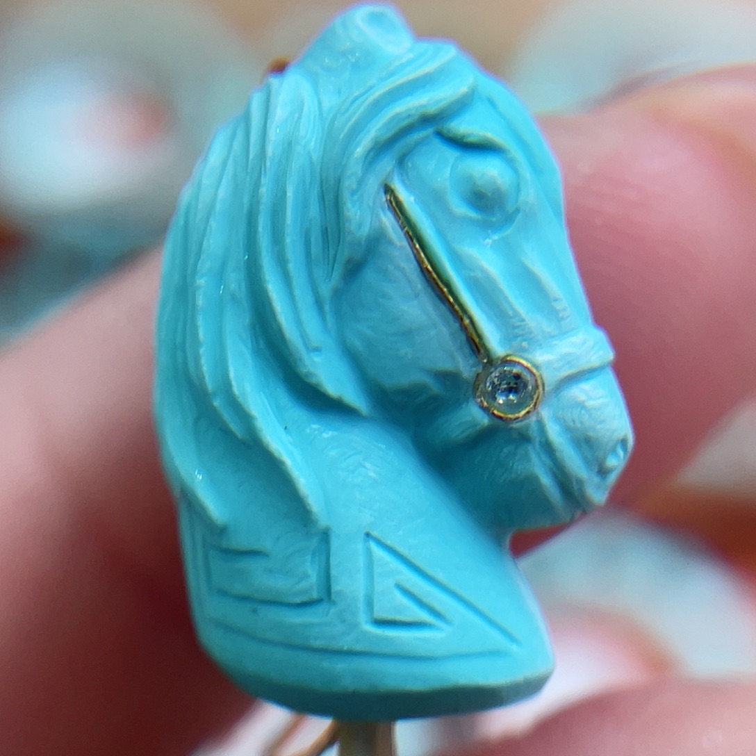 未镶嵌绿松石珠宝奇石