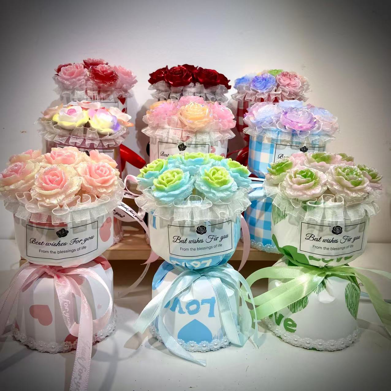【花壳】小香风混色花壳diy配件
