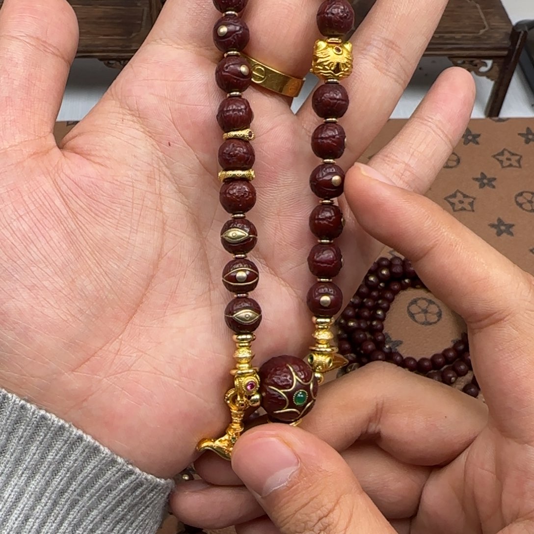 吊坠凤眼菩提凤眼金钉手持8.8满配