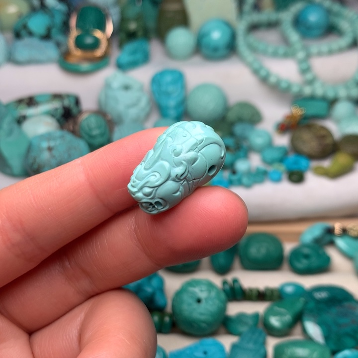 绿松石三通未镶嵌C****o