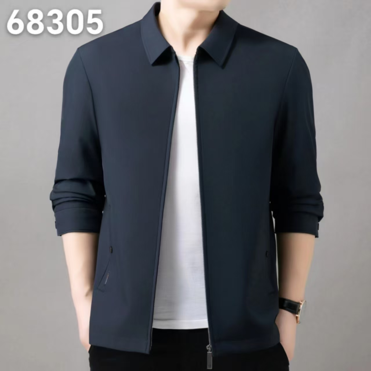 8869款男士加棉商务棉衣-A433