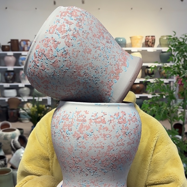 正品高23口17花盆