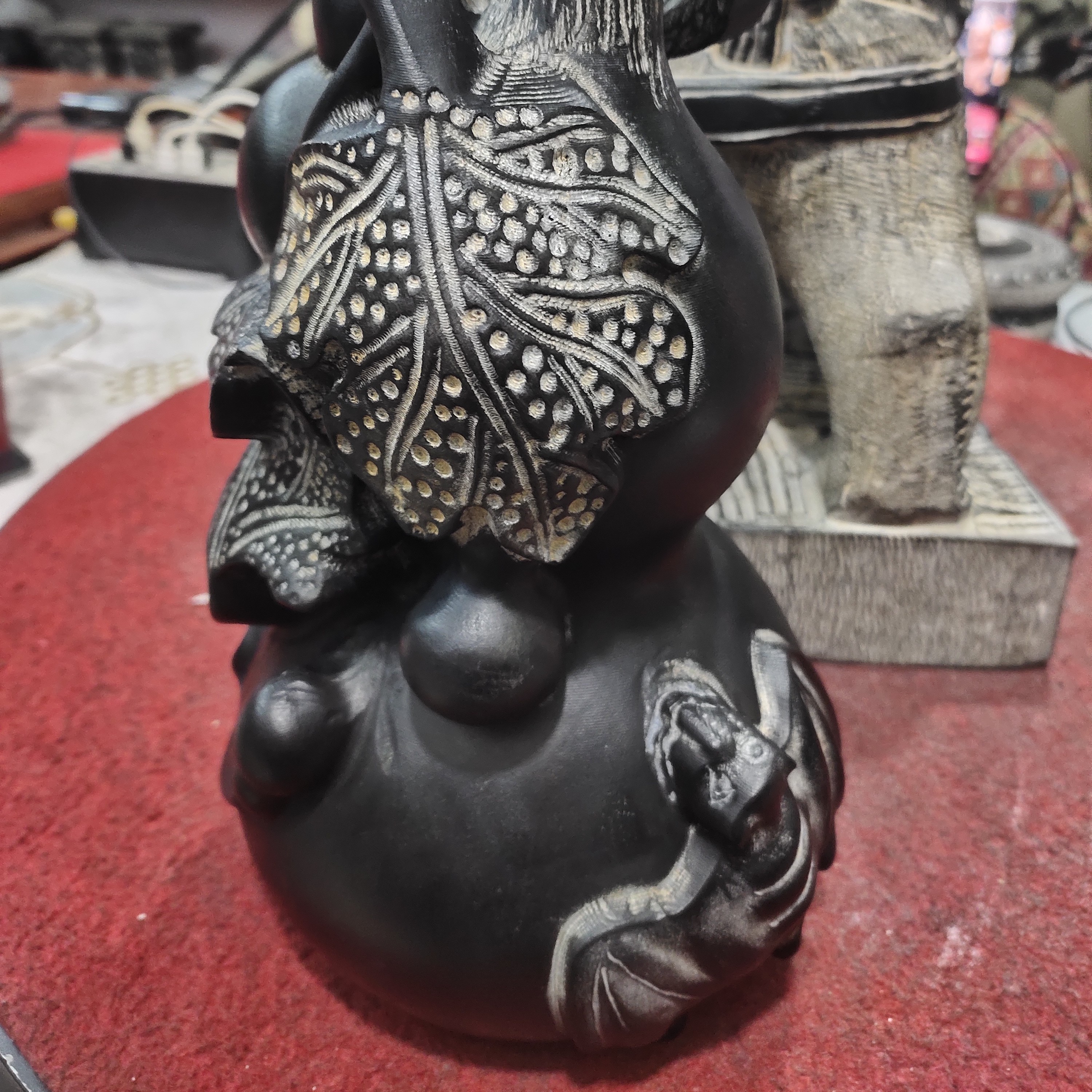 家居饰品桌面摆件黑色工艺品葫芦