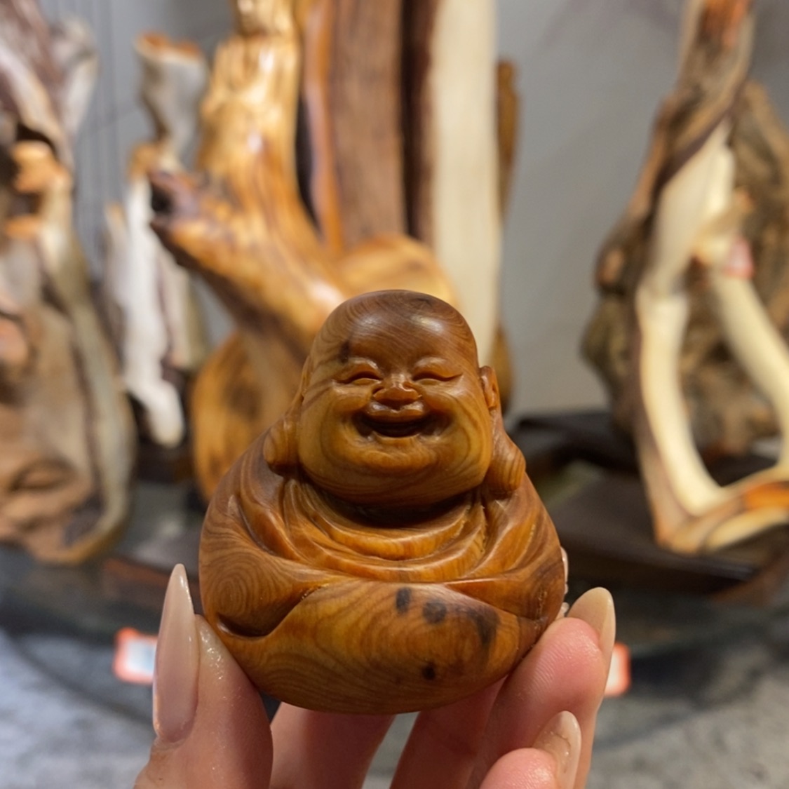 【闪购商品】柏木（崖柏）根雕木雕工艺品摆件创意