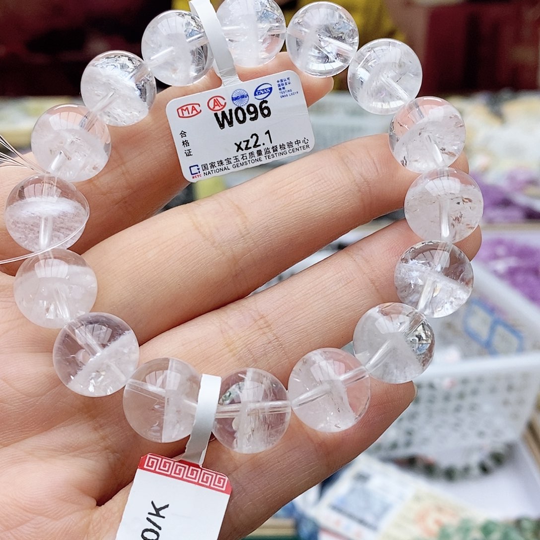 水晶手链未镶嵌W096白幽灵