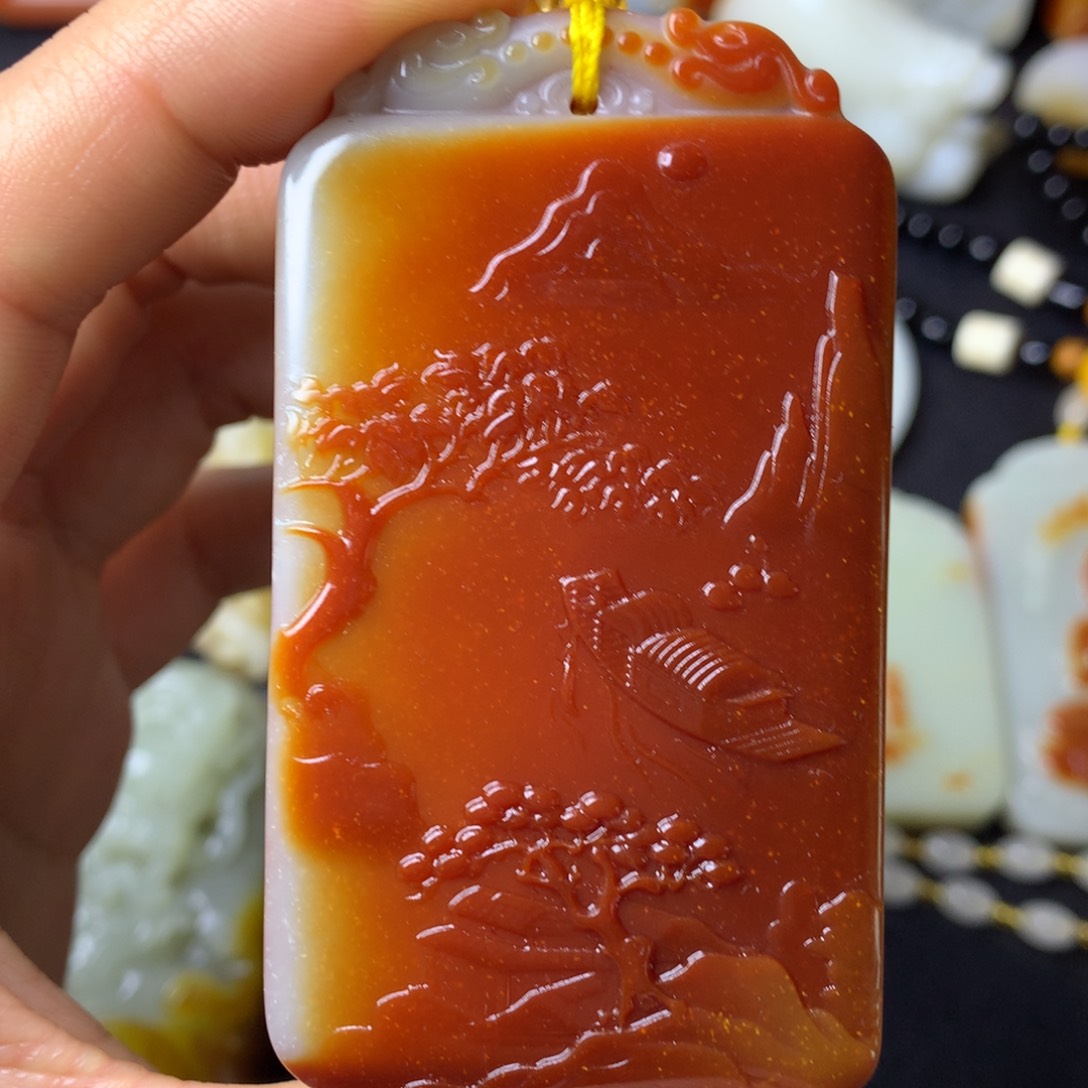 和田玉颈饰未镶嵌