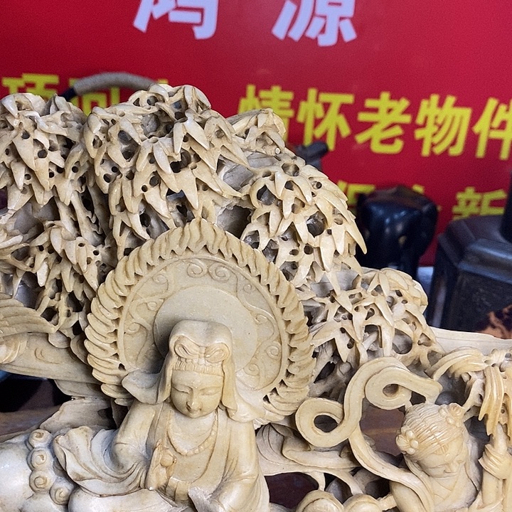 荷***花石头摆件等各种工具的使用