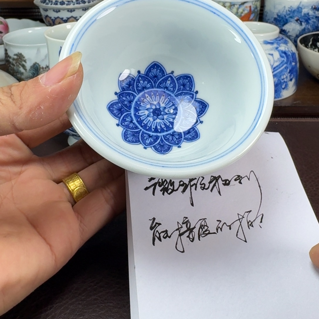 ****梦瓷片当代景德镇陶瓷手绘茶具