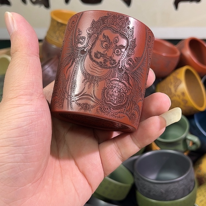 茶杯紫砂全手工紫砂主人杯